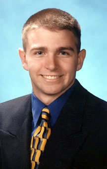 senior student photo in studio session