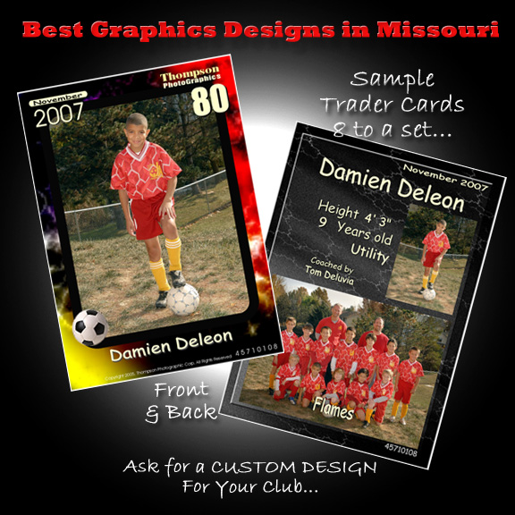 childrens soccer trading cards
