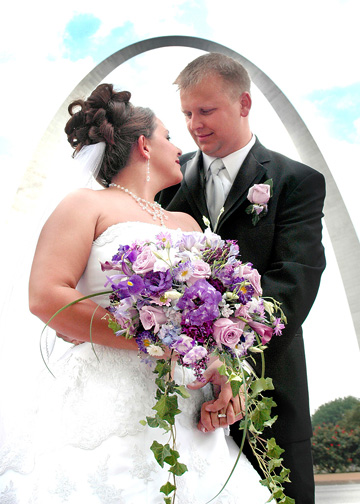saint louis wedding at the arch